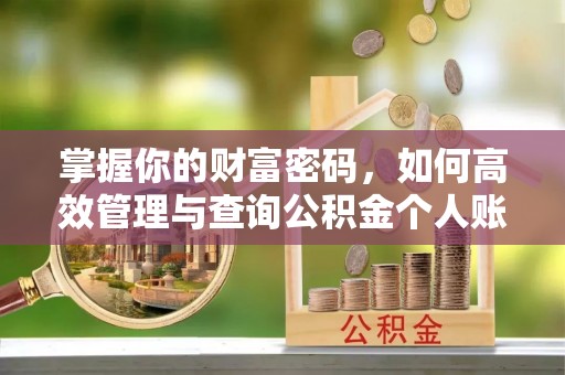 稷山掌握你的财富密码，如何高效管理与查询公积金个人账户信息